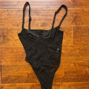 Edikted Black Lace Bodysuit